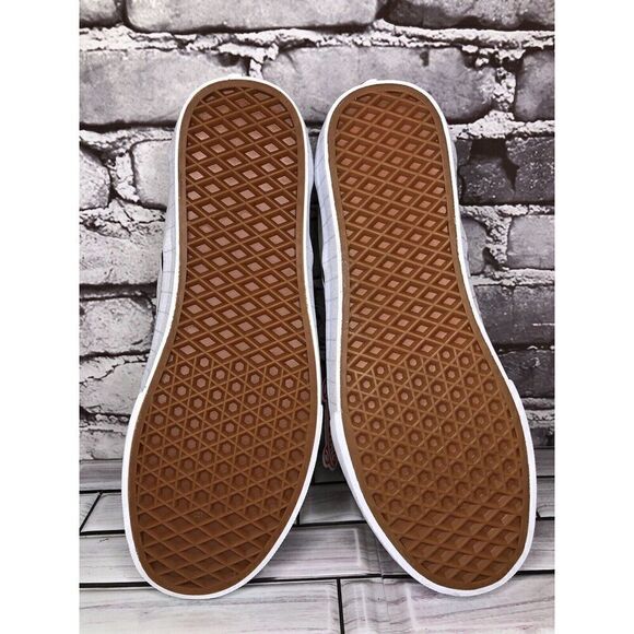 Vans Classic Slip-On Checkerboard Day White Canvas Sneakers Shoes Women 9.5M US main image 8